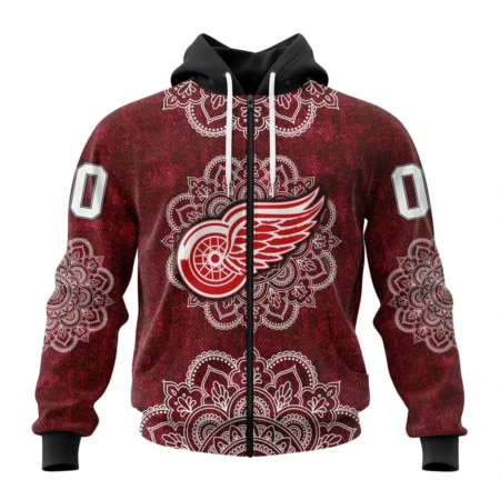 NHL Detroit Red Wings, Specialized Mandala Style,QTNHL 080524B4058