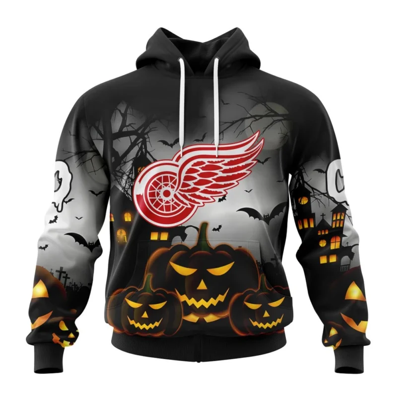 NHL Detroit Red Wings Special Design For Halloween,QTNHL080524A45