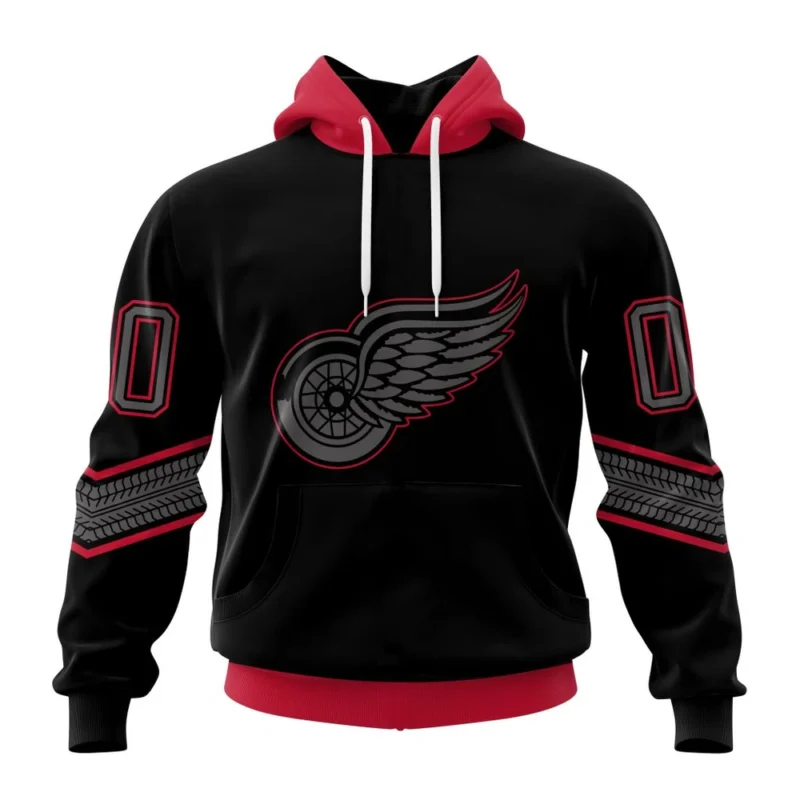 NHL Detroit Red Wings Special Blackout Design,QTNHL080524A605