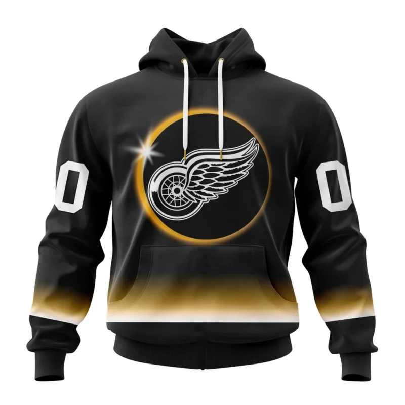 NHL Detroit Red Wings Special Eclipse Design,QTNHL080524A637