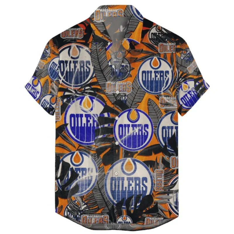 Edmonton Oilers  Vintage Style National Hockey League Hawaiian Shirt All Over Prints QTHW2310724A31