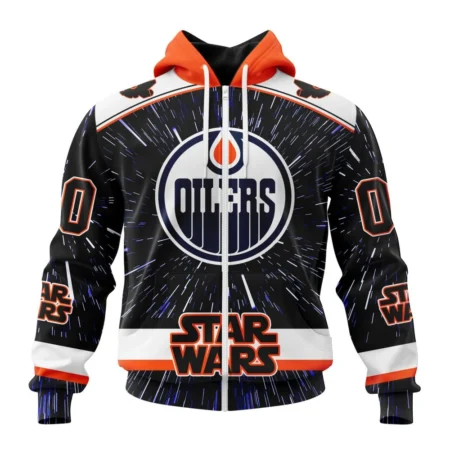 NHL Personalized Name And Number, Edmonton Oilers Special Star Wars Design,QTNHL Personalized Name And Number,080524B1126