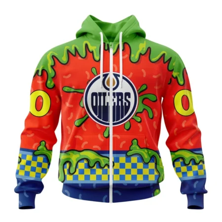 NHL Personalized Name And Number, Edmonton Oilers Special Nickelodeon Design,QTNHL Personalized Name And Number,080524B1186