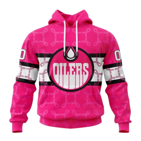 NHL Edmonton Oilers, Specialized Design I Pink I Can, In October We Wear Pink Breast Cancer,QTNHL080524A13