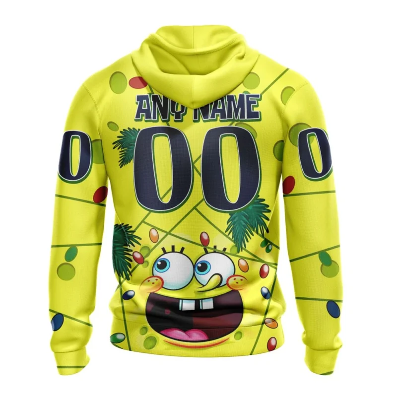 Edmonton Oilers Specialized Jersey With Spongebob ,QTNHL080524A149