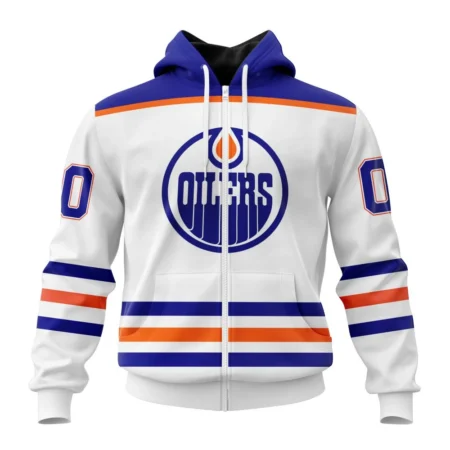 NHL Personalized Name And Number, Edmonton Oilers  White Away,QTNHL Personalized Name And Number,080524B1530