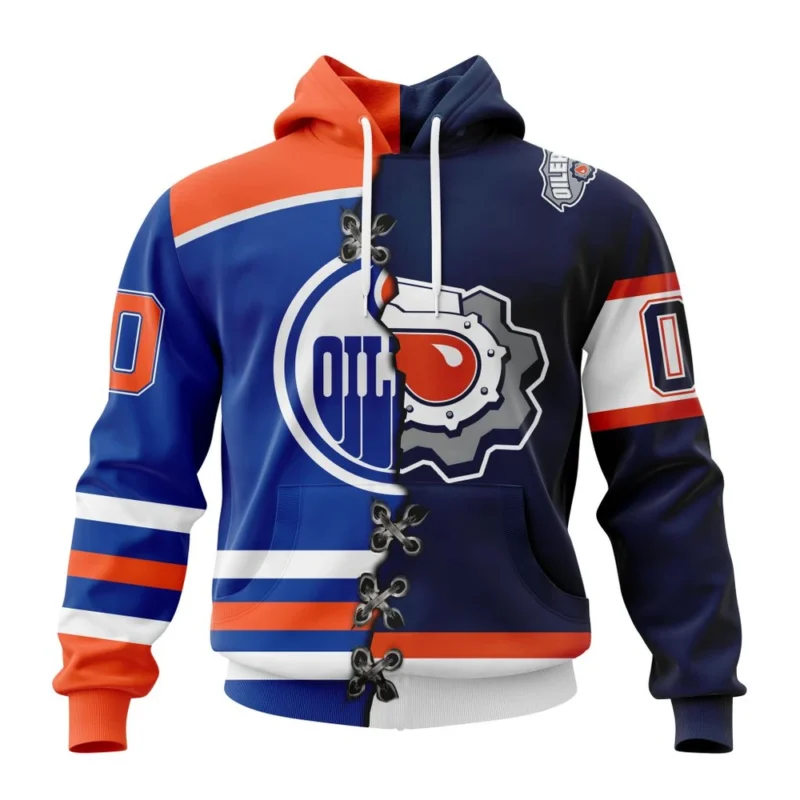 NHL Edmonton Oilers Special Home Mix Reverse Retro Personalized Kits,QTNHL080524A168