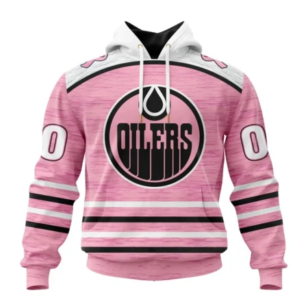 NHL Edmonton Oilers Special Pink Fight Breast Cancer Design,QTNHL080524A1749