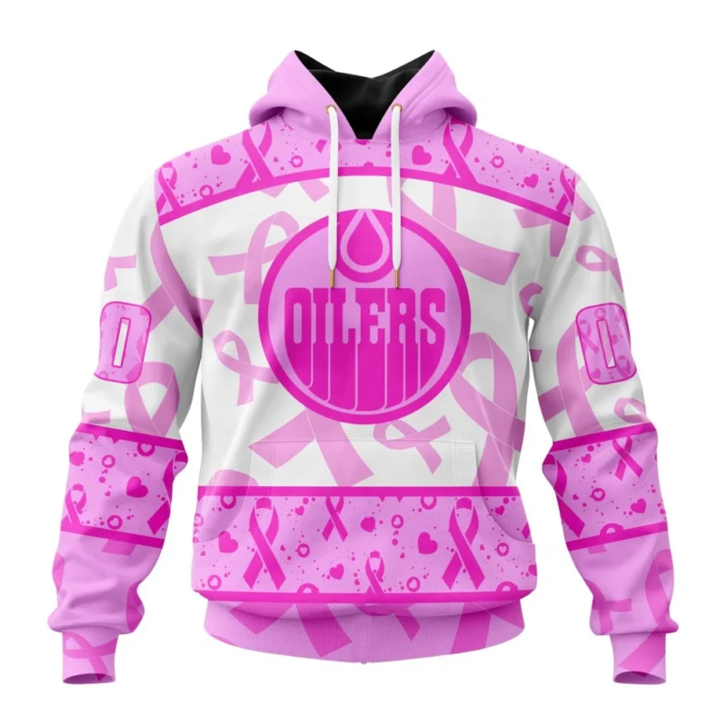 NHL Edmonton Oilers Special Pink October Breast Cancer Awareness Month,QTNHL080524A1867