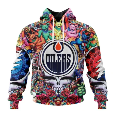 NHL Edmonton Oilers Special Grateful Dead Design,QTNHL080524A1892