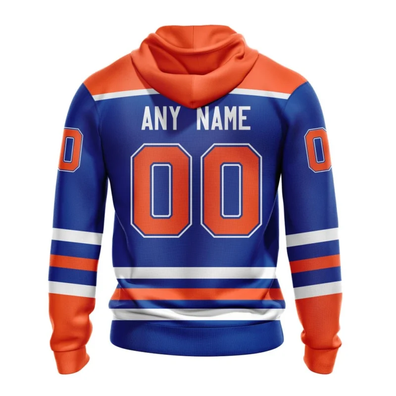 NHL Personalized Name And Number, Edmonton Oilers  Royal Blue Home,QTNHL Personalized Name And Number,080524B208