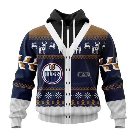 NHL Personalized Name And Number, Edmonton Oilers, Specialized Chrismas Season,QTNHL Personalized Name And Number,080524B2799