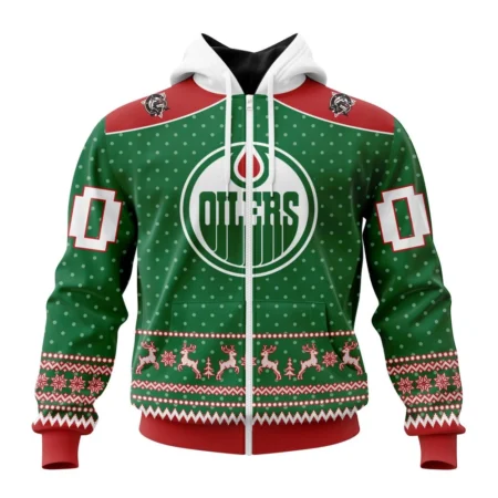 NHL Edmonton Oilers Special Christmas Apparel,QTNHL 080524B3046