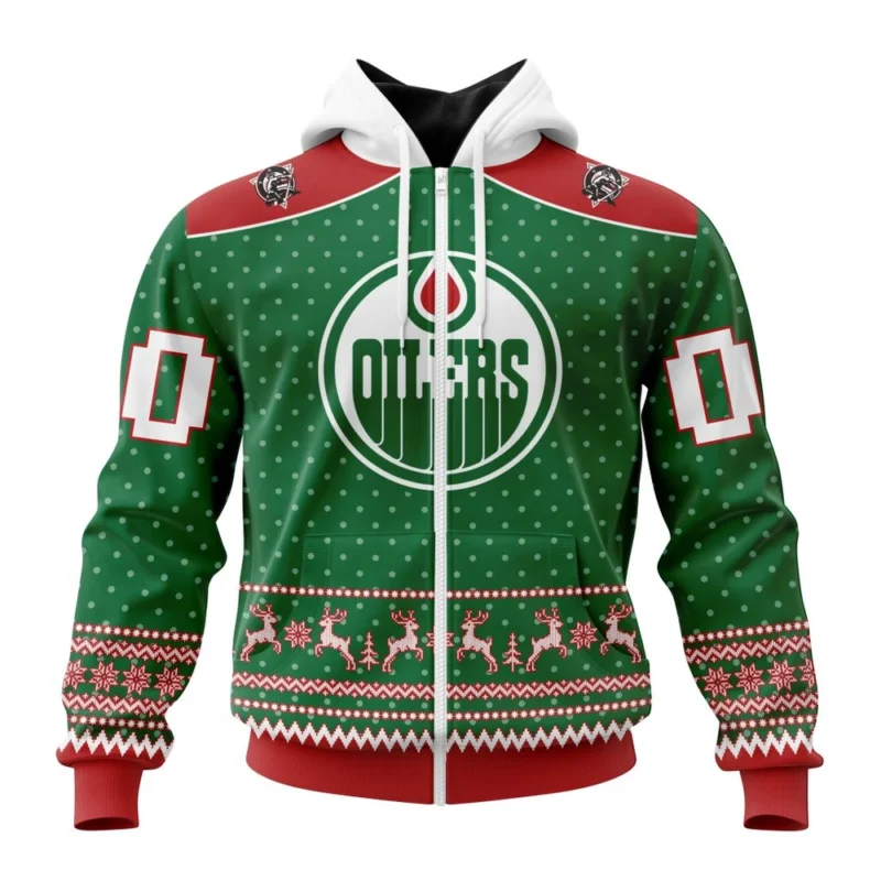 NHL Edmonton Oilers Special Christmas Apparel,QTNHL 080524B3046