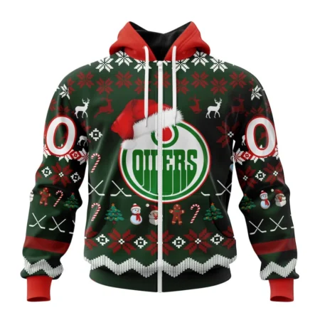 NHL Personalized Name And Number, Edmonton Oilers, Specialized Unisex Christmas Is Coming,QTNHL Personalized Name And Number,080524B322