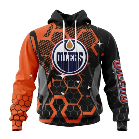 NHL Edmonton Oilers, Specialized Design With Motocross Syle ,QTNHL080524A3391