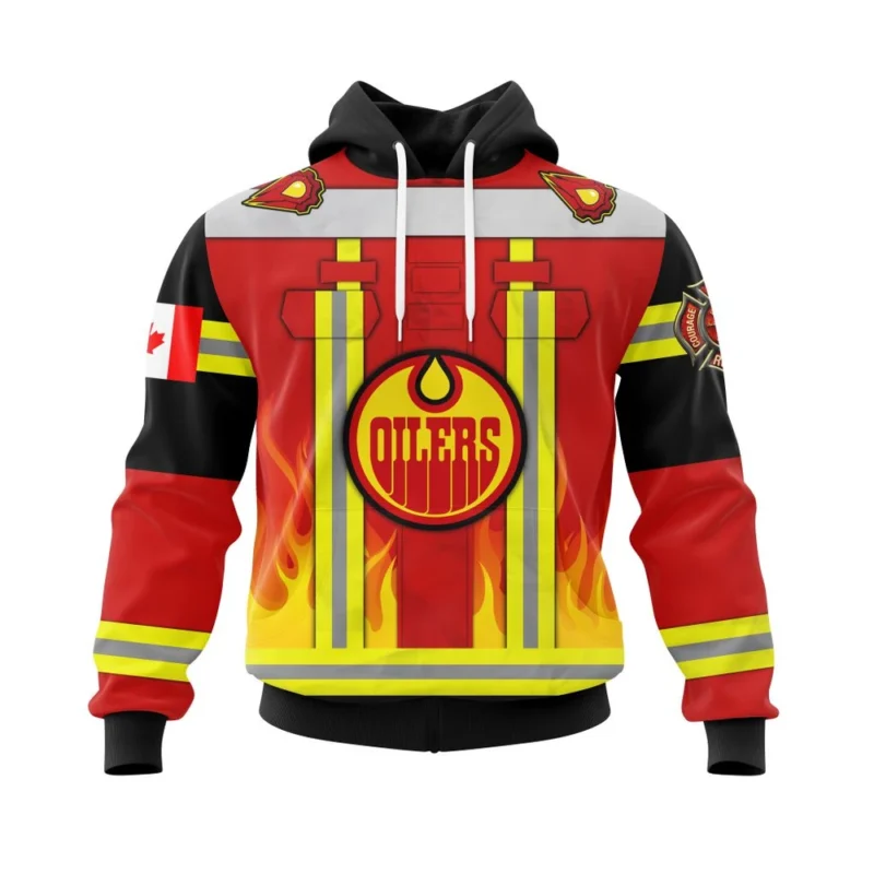 Edmonton Oilers Honnor Firefighter Uniform ,QTNHL080524A3762