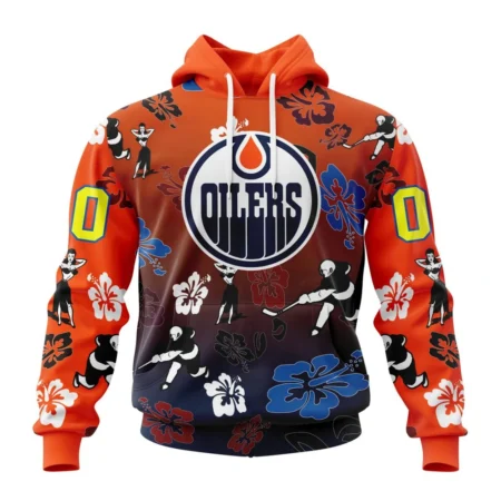 NHL Edmonton Oilers X Hawaii Specialized Design For Hawaiia ,QTNHL080524A3783