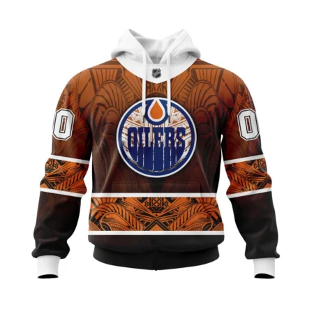 Edmonton Oilers, Specialized Native With Samoa Culture ,QTNHL080524A413