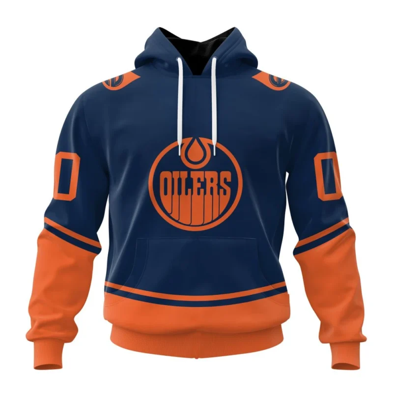 NHL Edmonton Oilers Special Two-Tone Design,QTNHL080524A461