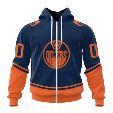 NHL Personalized Name And Number, Edmonton Oilers Special Two-Tone Design,QTNHL Personalized Name And Number,080524B461