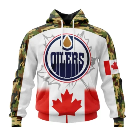 NHL Edmonton Oilers, Specialized Design With Our Canada Flag,QTNHL080524A79