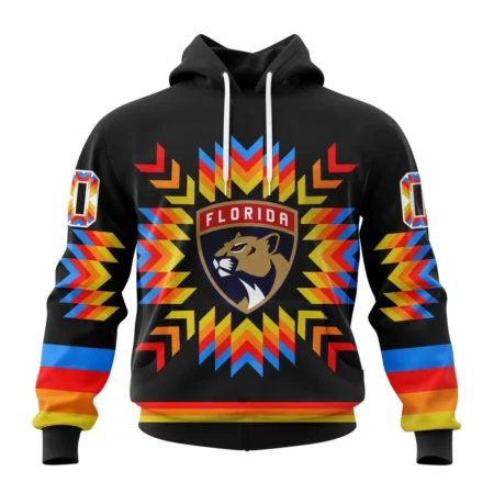 NHL Florida Panthers Special Design With Native Pattern,QTNHL080524A1030