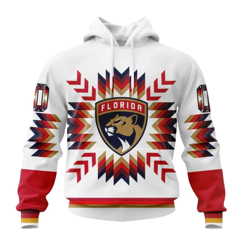 NHL Florida Panthers Special Design With Native Pattern,QTNHL080524A1583