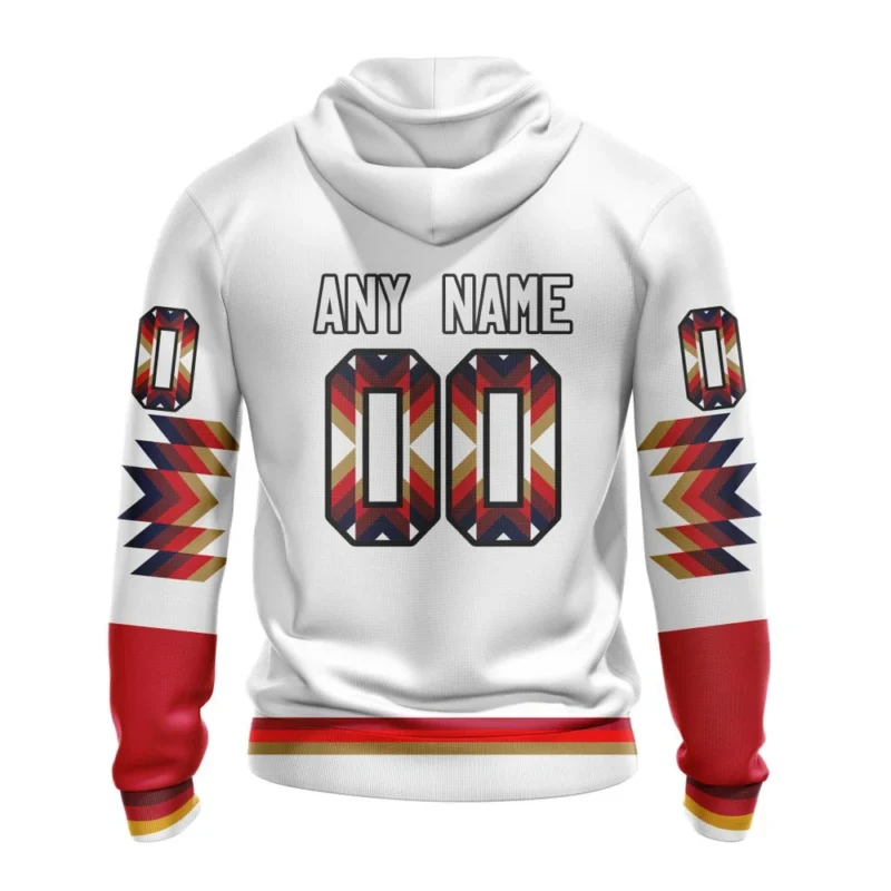 NHL Personalized Name And Number, Florida Panthers Special Design With Native Pattern,QTNHL Personalized Name And Number,080524B1583