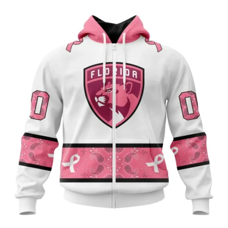 NHL Personalized Name And Number, Florida Panthers In Classic Style With Paisley, In October We Wear Pink Breast Cancer,QTNHL Personalized Name And Number,080524B1674