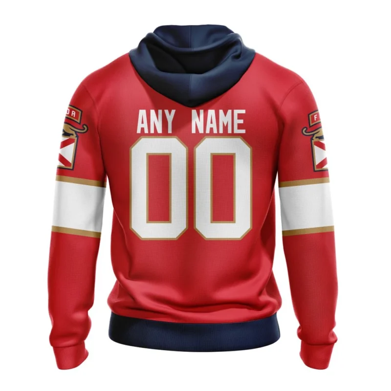 NHL Personalized Name And Number, Florida Panthers  Home With 30Th Anniversary Logo,QTNHL Personalized Name And Number,080524B1694