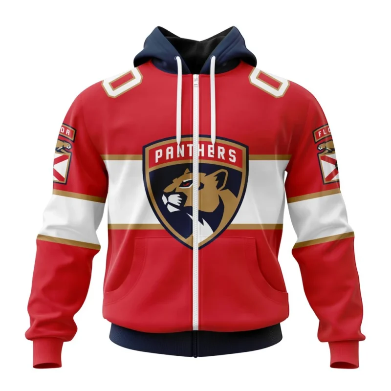 NHL Personalized Name And Number, Florida Panthers  Home Kits,QTNHL Personalized Name And Number,080524B1695