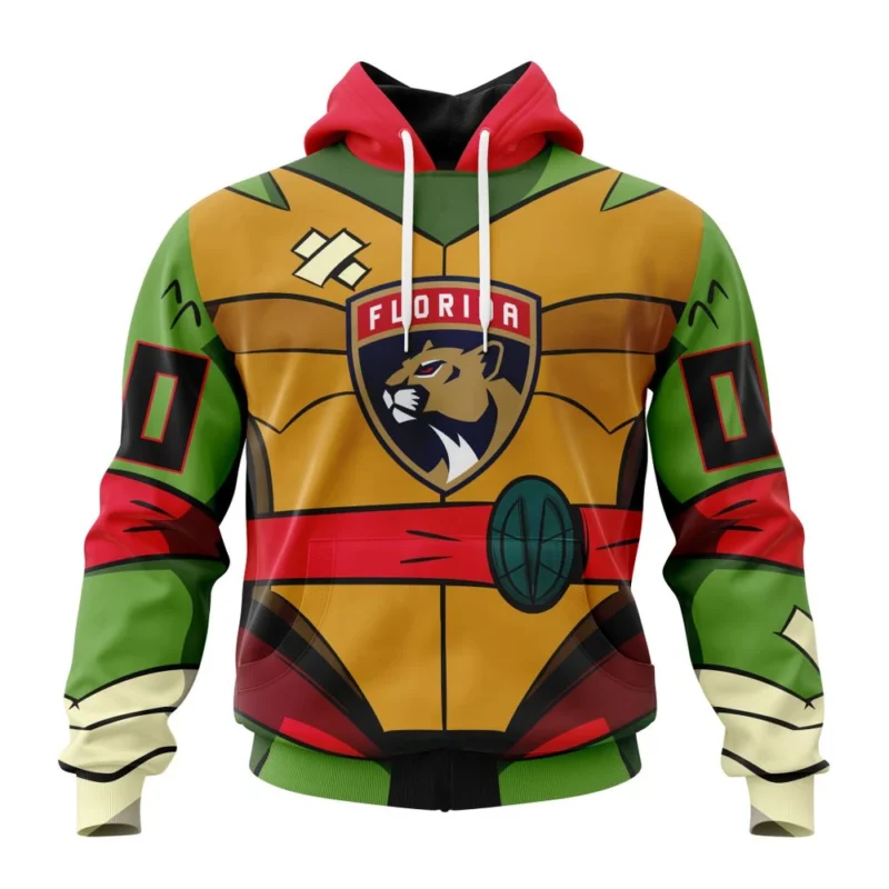 NHL Florida Panthers Special Teenage Mutant Ninja Turtles Design,QTNHL080524A2273