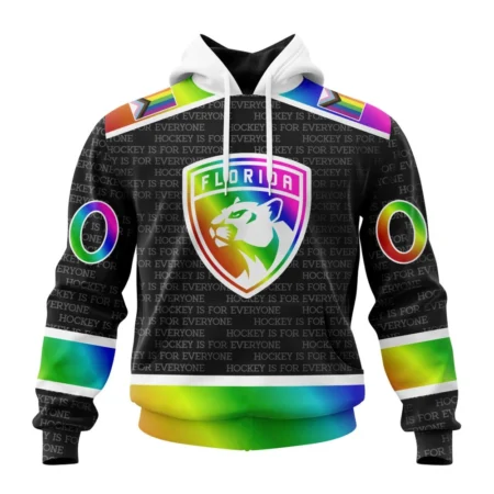 NHL Florida Panthers Special Pride Design Hockey Is For Everyone,QTNHL080524A2714