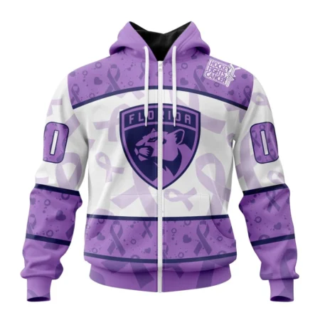 NHL Florida Panthers Special Lavender Fight Cancer,QTNHL 080524B3107