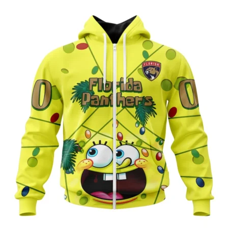 Florida Panthers, Specialized Jersey With Spongebob ,QTNHL 080524B3266