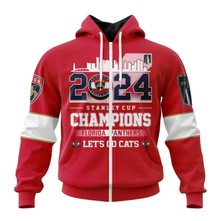 NHL Personalized Name And Number, Florida Panthers  Stanley Cup Champions Red Kits,QTNHL Personalized Name And Number,080524B436