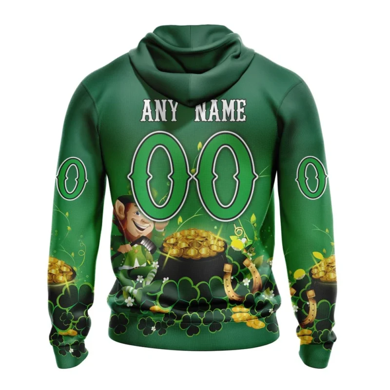 NHL Personalized Name And Number, Florida Panthers Special Design For St. Patrick' Day,QTNHL Personalized Name And Number,080524B904