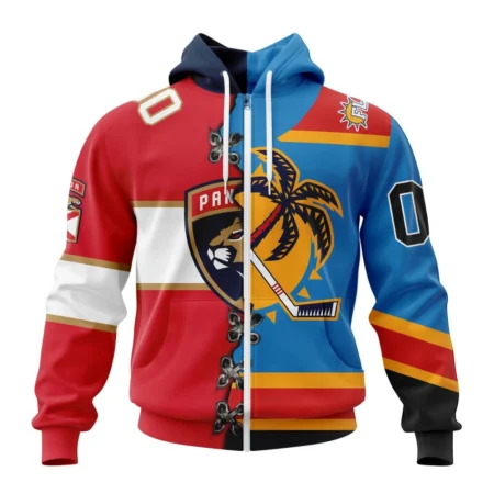 NHL Personalized Name And Number, Florida Panthers Special Home Mix Reverse Retro Personalized Kits,QTNHL Personalized Name And Number,080524B935