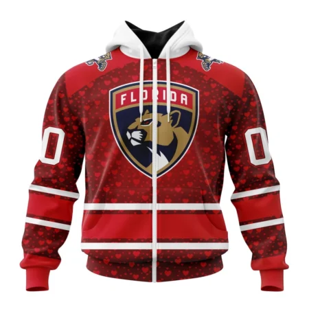 NHL Personalized Name And Number, Florida Panthers Special Gift For Valentines Day,QTNHL Personalized Name And Number,080524B999