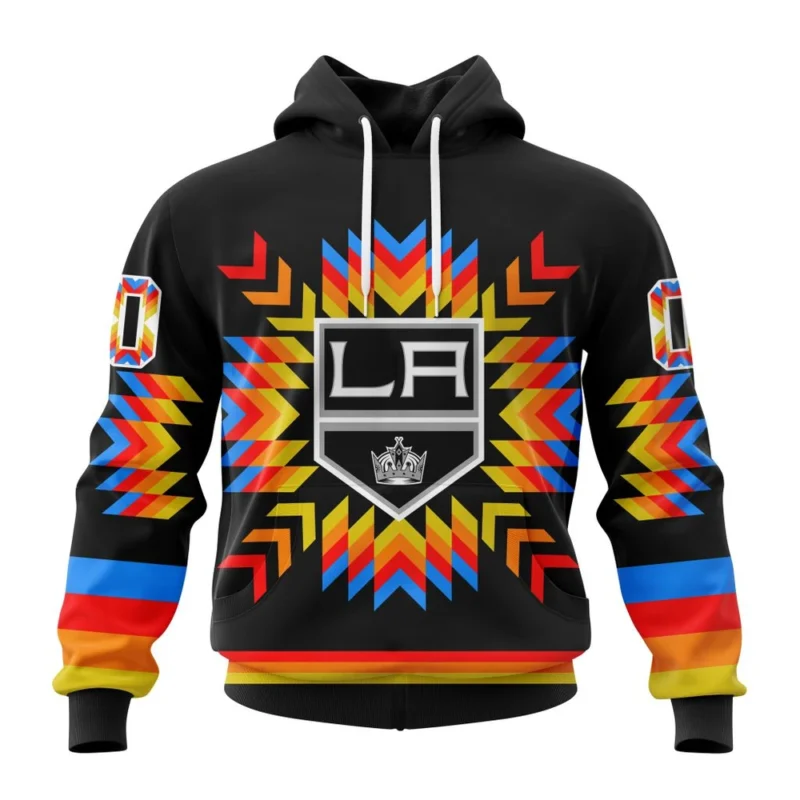 NHL Los Angeles Kings Special Design With Native Pattern,QTNHL080524A1029