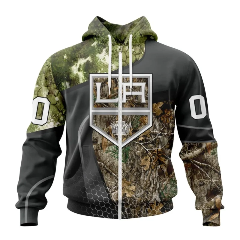 NHL Personalized Name And Number, Los Angeles Kings Special Hunting Camo Design,QTNHL Personalized Name And Number,080524B1316