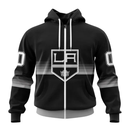 NHL Personalized Name And Number, Los Angeles Kings Special Black And Gradient Design,QTNHL Personalized Name And Number,080524B1410