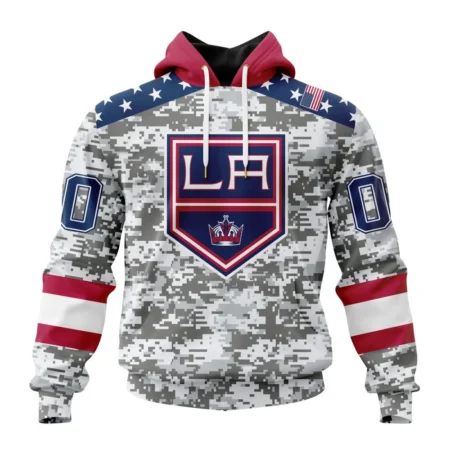 NHL Los Angeles Kings Special Camo Design For Veterans Day,QTNHL080524A1805