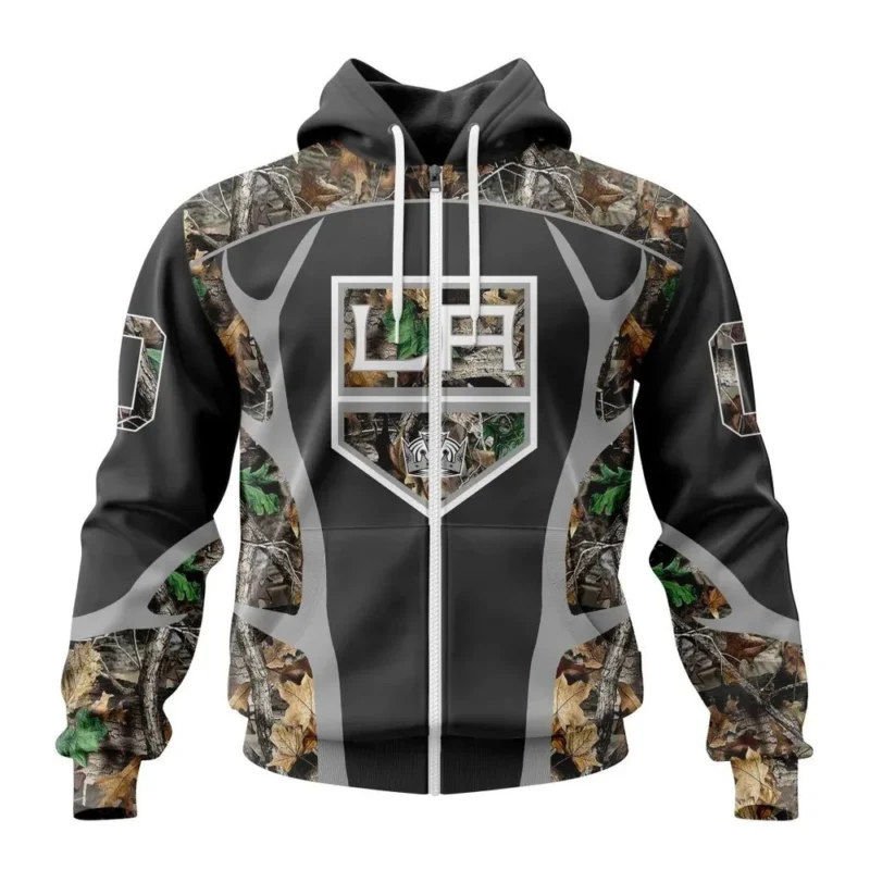 NHL Personalized Name And Number, Los Angeles Kings Special Camo Hunting Design ,QTNHL Personalized Name And Number,080524B2211