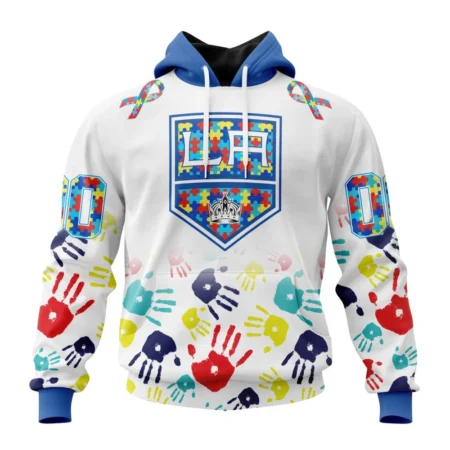 NHL Los Angeles Kings Special Autism Awareness Design,QTNHL080524A2537