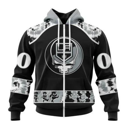 NHL Personalized Name And Number, Los Angeles Kings Special Grateful Dead Design,QTNHL Personalized Name And Number,080524B258