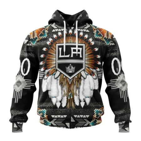 NHL Los Angeles Kings Special Native Costume Design,QTNHL080524A2685