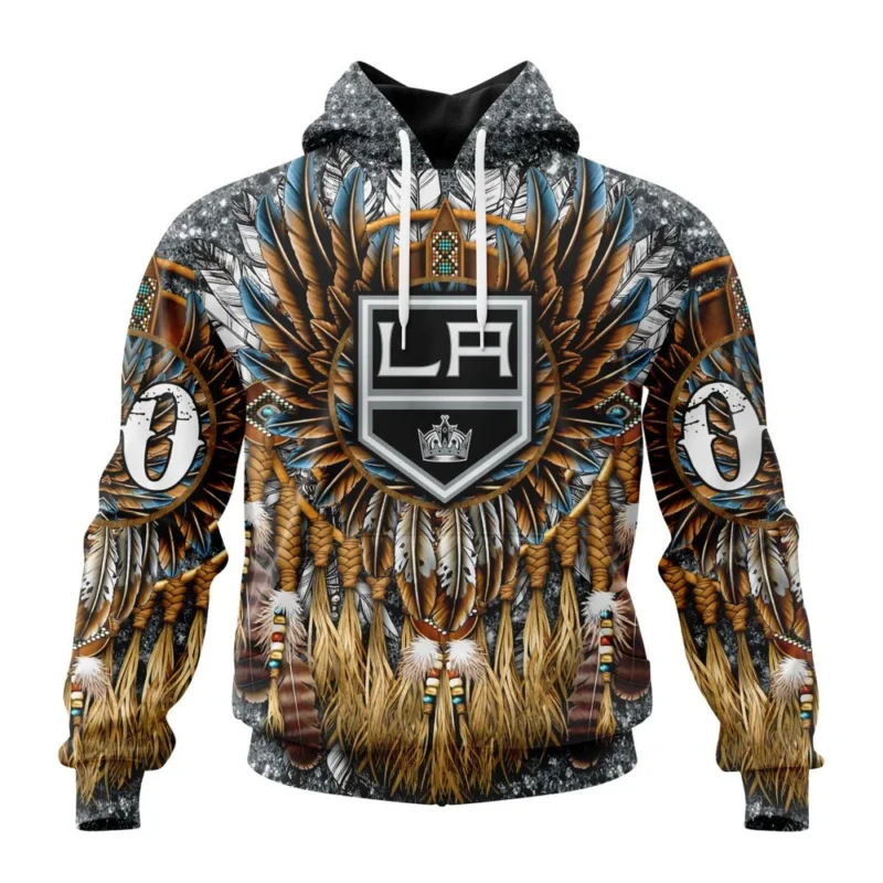 NHL Los Angeles Kings Special Native Costume Design,QTNHL080524A2740