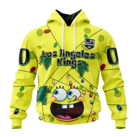 Los Angeles Kings, Specialized Jersey With Spongebob ,QTNHL080524A3265